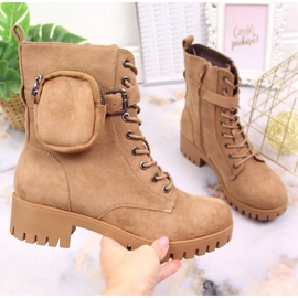 Cazadoras con bolsillo, ante aislante Jezzi W JEZ370 beige 4