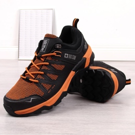 Deportivas de trekking para hombre Big Star negras y naranjas negro 4