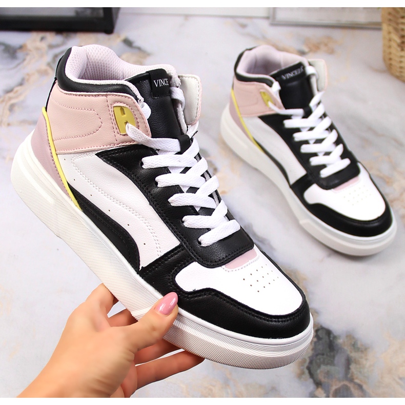 Zapatillas altas Vinceza multicolor blanco 1 Zapatillas altas Vinceza multicolor blanco 1