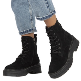 Botas insuladas piel ante Filippo W PAW379A negro 5