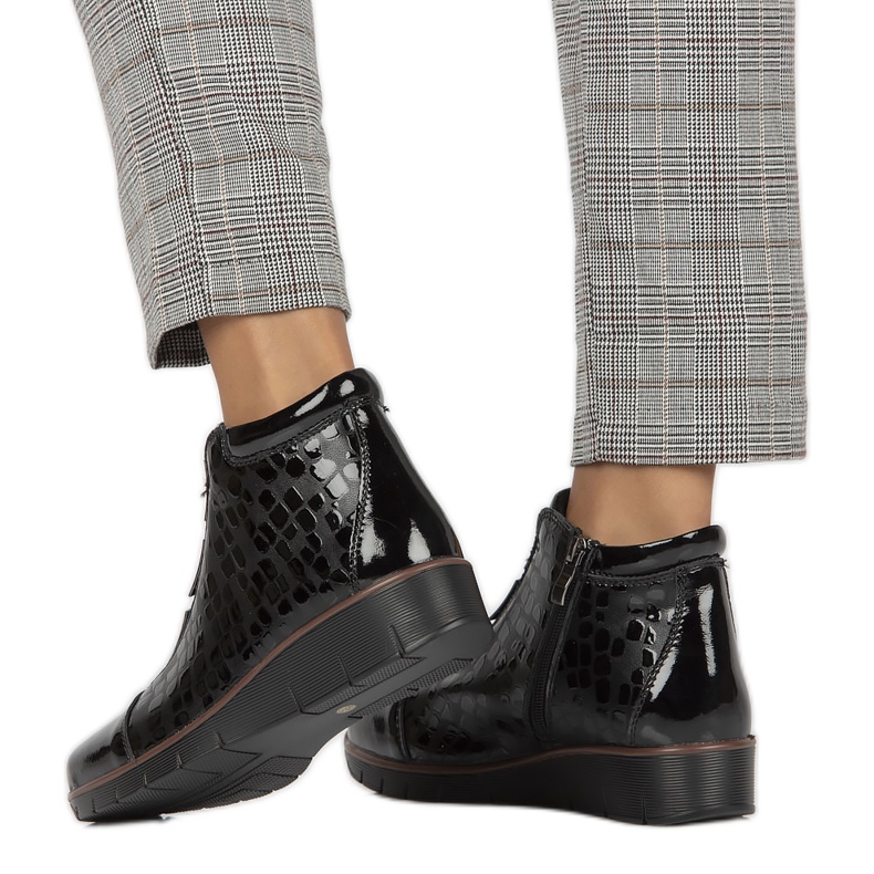 Botas cuña insuladas piel Filippo W PAW277A negro 1 Botas cuña insuladas piel Filippo W PAW277A negro 1