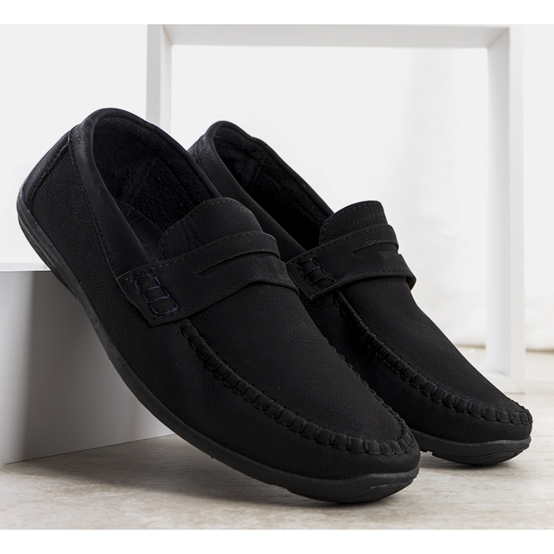 Mocasines hombre Pearse negro 1 Mocasines hombre Pearse negro 1