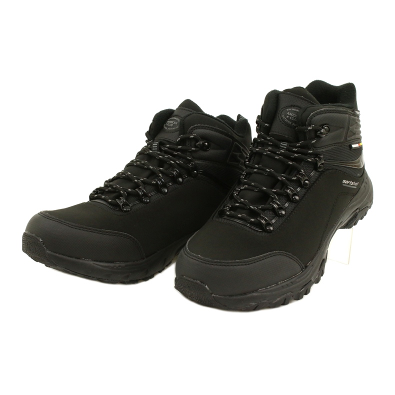 American Club Zapatos de invierno trekking americano Softhell WT53 Negro 3