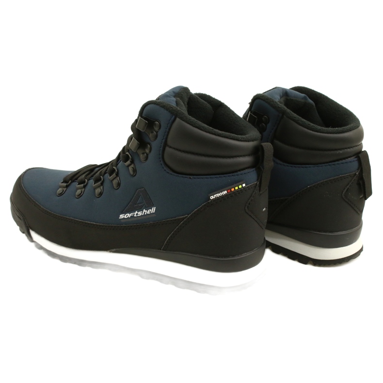American Club Botas americanas trekking invierno Softshell WT60 Azul marino negro 3 American Club Botas americanas trekking invierno Softshell WT60 Azul marino negro 3