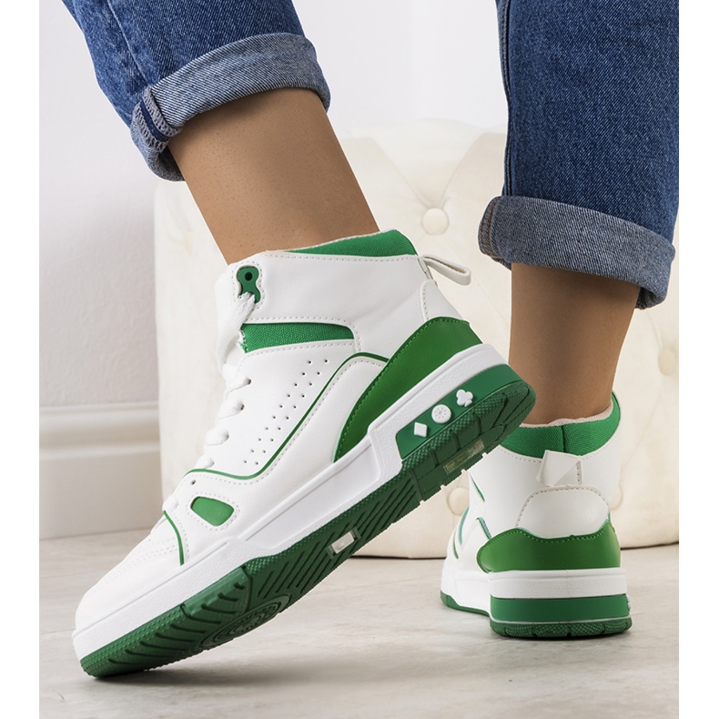 Zapatillas verdes para el tobillo Megatheo 1 Zapatillas verdes para el tobillo Megatheo 1