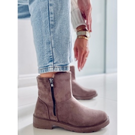 PA1 Botas planas Kallen Khaki gris 2