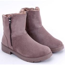 PA1 Botas planas Kallen Khaki gris 4