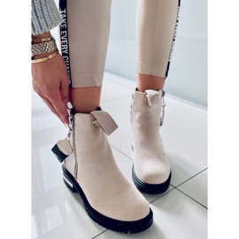 Botas de mujer Brie Beige 4