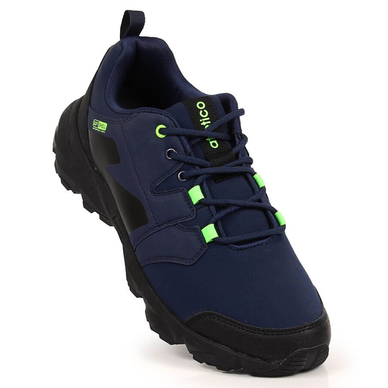 Atletico Zapatillas de trekking impermeables de hombre Atlético azul marino 1