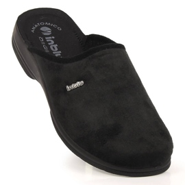 Pantuflas hombre cómodas Inblu negras negro 1