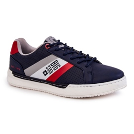 Zapatillas Deportivas Clásicas de Hombre Memory Foam Big Star KK174058 Azul Marino 1