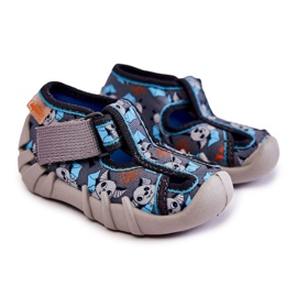 BEFADO S.A. Pantuflas Befado Velcro 190P104 Azul-Gris 5