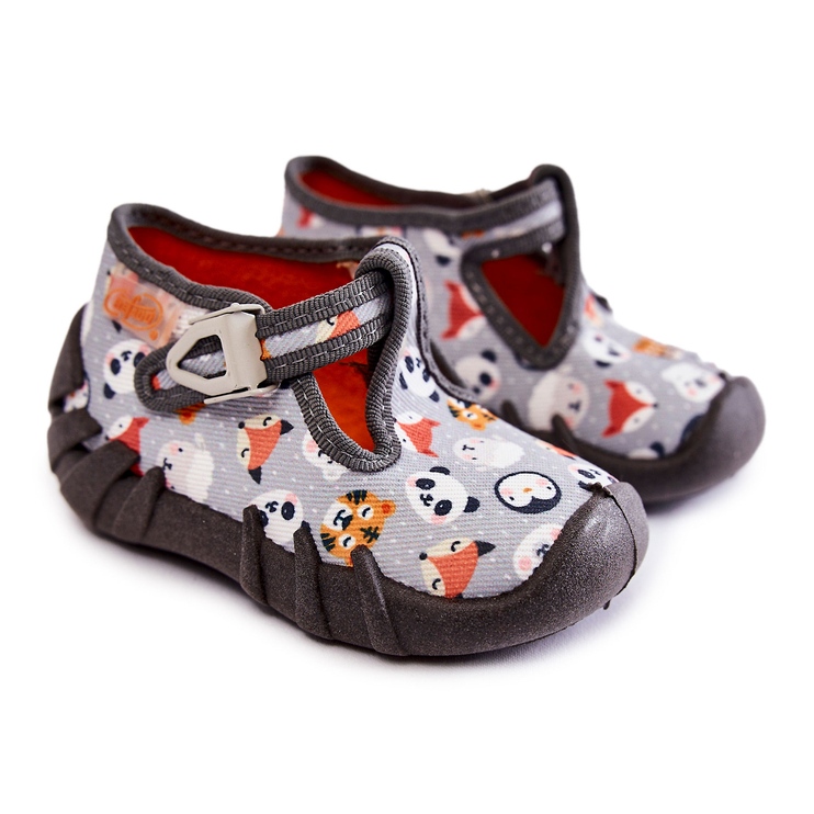 BEFADO S.A. Zapatos Pantuflas Befado Animales 110P460 Gris 1