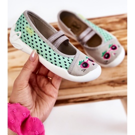 BEFADO S.A. Zapatillas de Casa de la Bailarina Befado Gatito 116X304 Verde-Gris 4