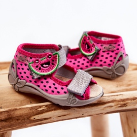 BEFADO S.A. Sandalias Con Velcro Sandía Befado 342P045 Rosa rosado 1