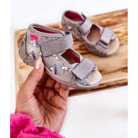 BEFADO S.A. Sandalias Con Velcro Unicornio Befado 342P044 Gris 3