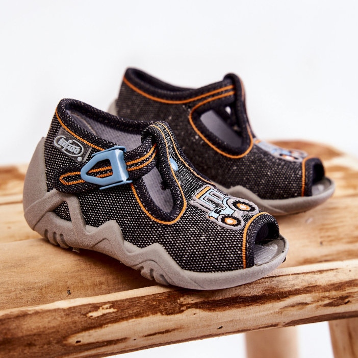 BEFADO S.A. Sandalias Infantiles Papcie Befado Tractor 217P111 Gris Oscuro 1