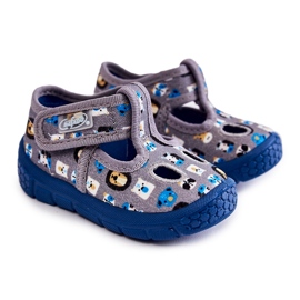 BEFADO S.A. Zapatos Pantuflas Befado Animales 533P020 Gris azul 5
