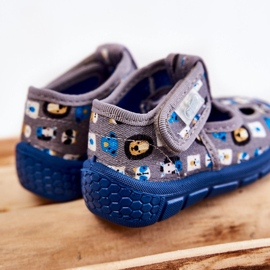 BEFADO S.A. Zapatos Pantuflas Befado Animales 533P020 Gris azul 3