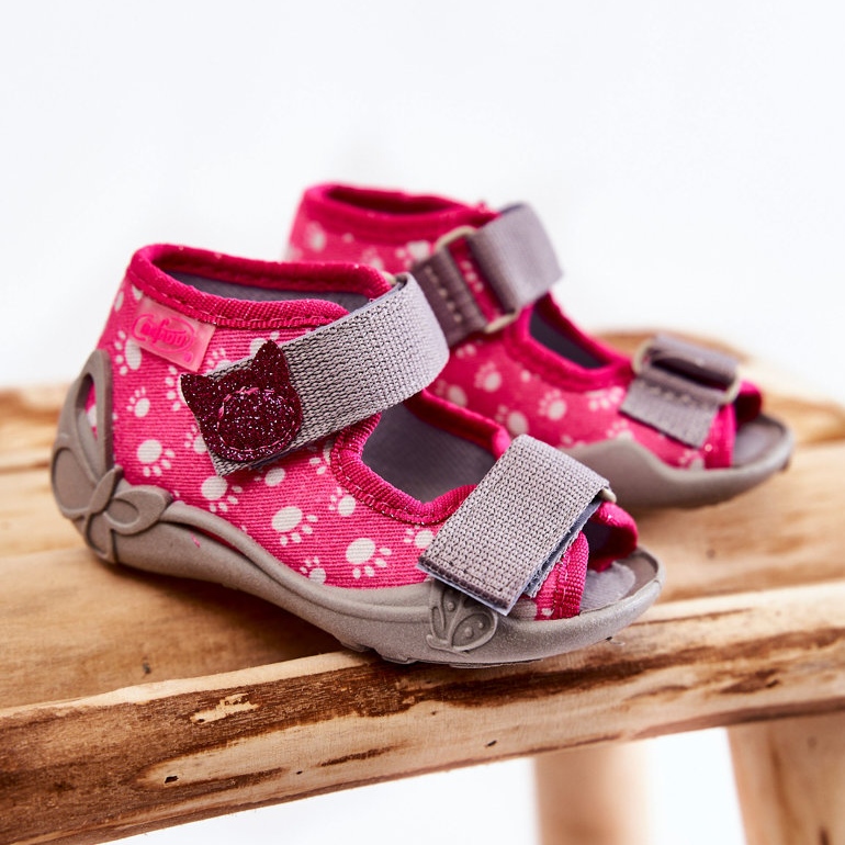 BEFADO S.A. Sandalias Chanclas Befado Velcro Patas 242P108 Rosa rosado 1