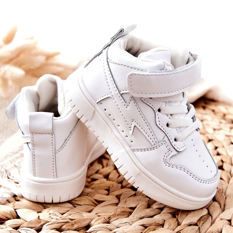 Zapatillas Deportivas Altas Infantiles Blancas blanco 3