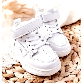 Zapatillas Deportivas Altas Infantiles Blancas blanco 1 Zapatillas Deportivas Altas Infantiles Blancas blanco 1