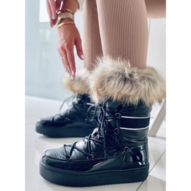 BM Botas de nieve de mujer Amerie Black negro 2