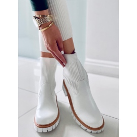 Botines con pala flexible Blanco Barrino 2