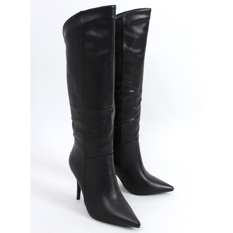 BM Botas stiletto granuladas Celestine Black negro 2