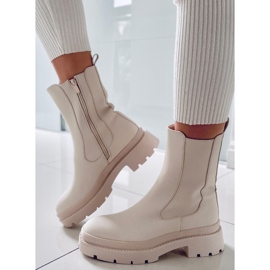 BM Botines Chelsea Carmit Beige 3