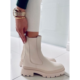 BM Botines Chelsea Carmit Beige 5