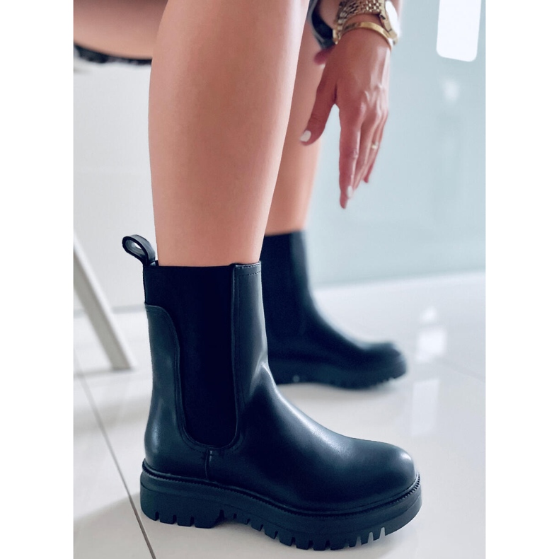 BM Botines Chelsea Altos Negro Tierra 1