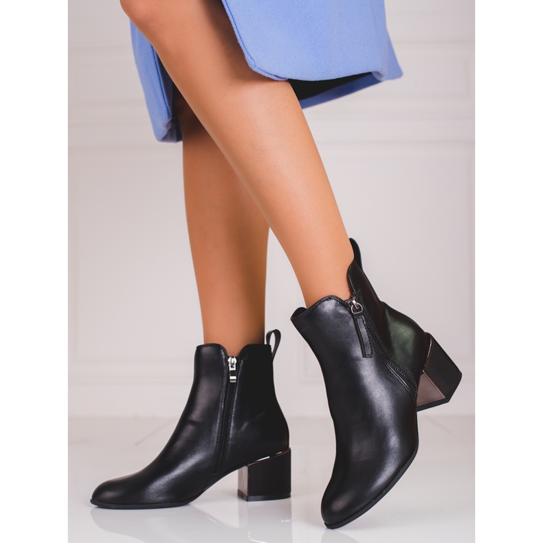 Botas clásicas de mujer Shelovet negro 1