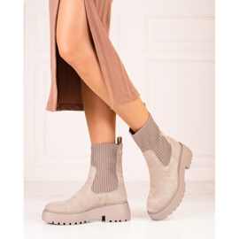 Trabajadoras de mujer con mango flexible Shelovet beige. 1