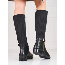 Botas con parte superior flexible. negro 2