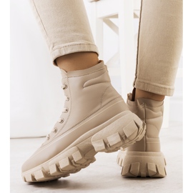 BM Botas de montaña de mujer Nurbi marrones beige marrón 2