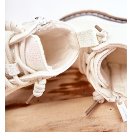 PA1 Botas Abrigadas Infantiles Con Cremallera Blanco Betsy 5