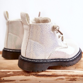 PA1 Botas Abrigadas Infantiles Con Cremallera Blanco Betsy 6