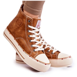 Zapatillas Altas Mujer Cross Jeans KK2R4043C Camel marrón 10