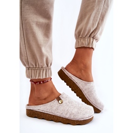 Pantuflas Domésticas Pantuflas Profilácticas Inblu DK-08-002 Beige 3
