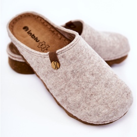Pantuflas Domésticas Pantuflas Profilácticas Inblu DK-08-002 Beige 6