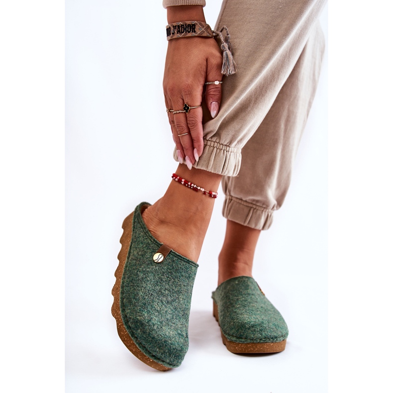 Zapatillas Domésticas Profiláctica Inblu DK-08-007 Verde 1