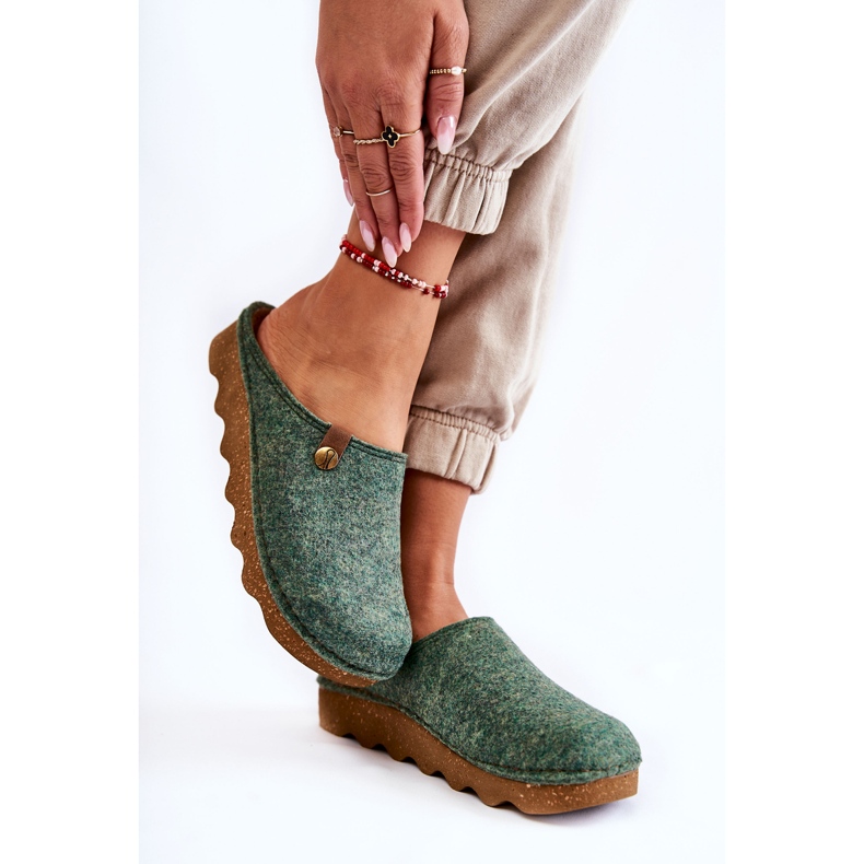 Zapatillas Domésticas Profiláctica Inblu DK-08-007 Verde 2