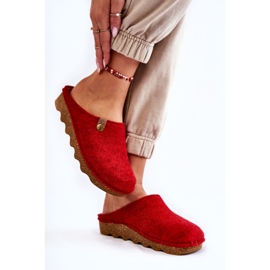 Zapatillas Domésticas Profiláctica Inblu DK-08-075 Roja rojo 2