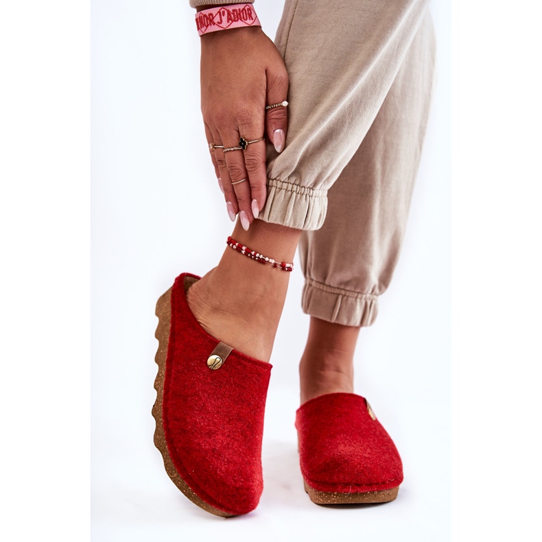 Zapatillas Domésticas Profiláctica Inblu DK-08-075 Roja rojo 1