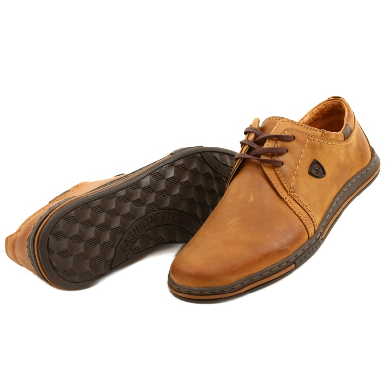 Polbut 343 Zapatos hombre piel camel marrón 3 Polbut 343 Zapatos hombre piel camel marrón 3