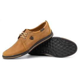 Polbut Zapatos de piel para hombre 343 rojo marrón 4