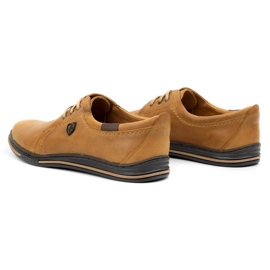 Polbut Zapatos de piel para hombre 343 rojo marrón 7