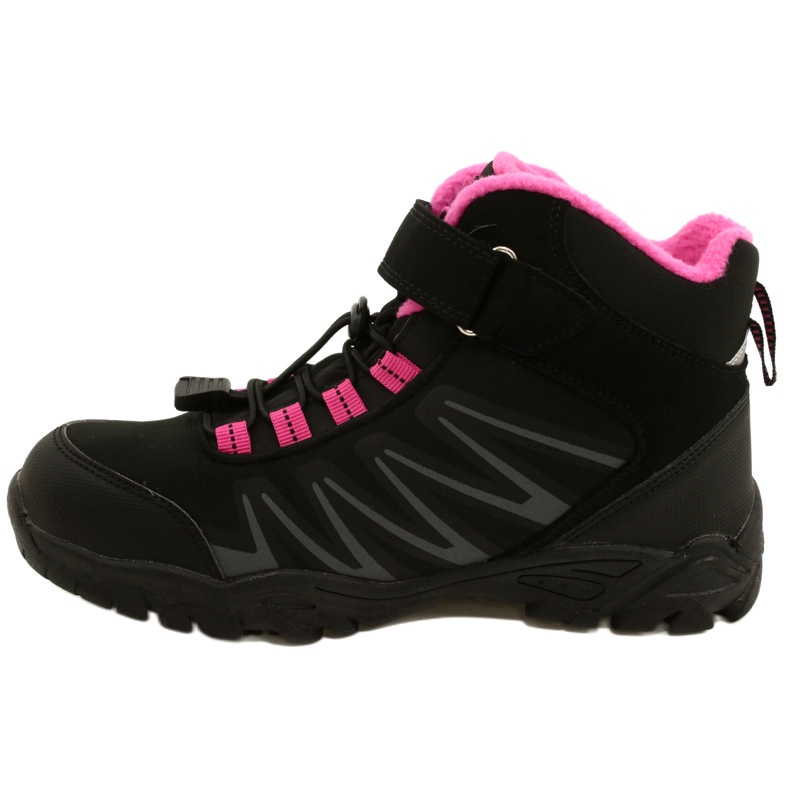 Botas American Club Softshell con membrana WT107 Negro / Rosa rosado 1