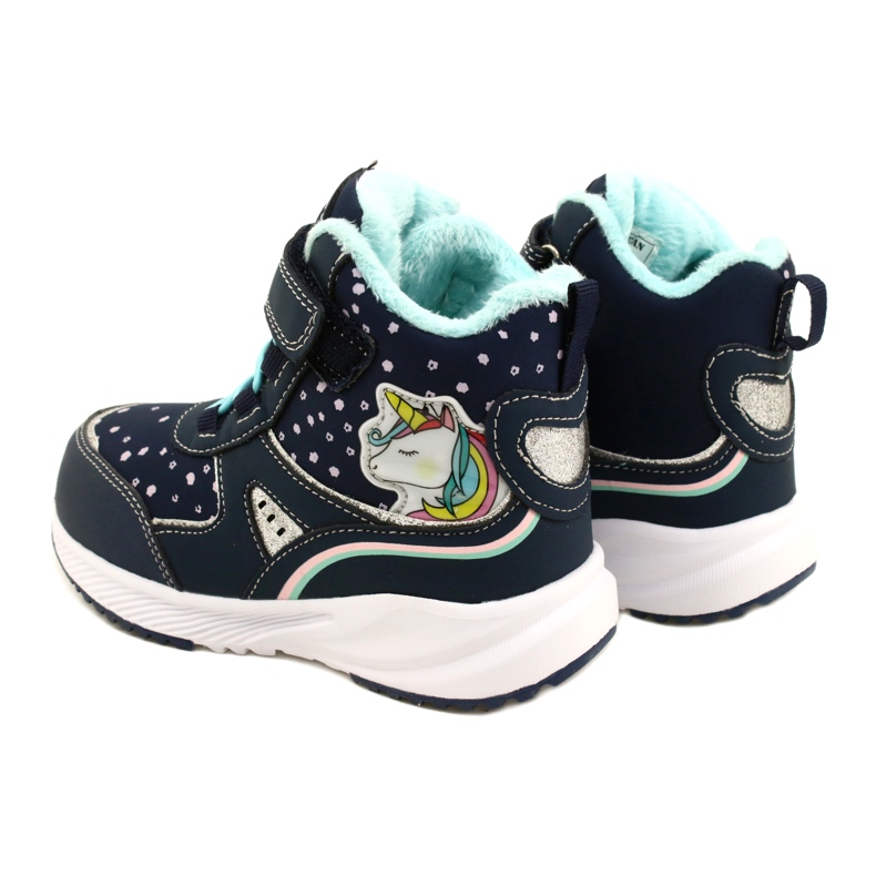 American Club Softshell Waterproop Sports Shoes con una membrana RL93/22 azul marino 4